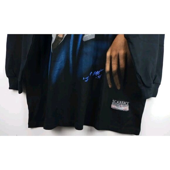 Scarface Clothing Co. I Trust Me Long Sleeve T Shirt Men Sz 3XL Y2K Vintage New - Picture 16 of 16